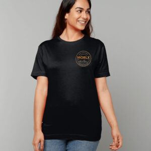 MORLX Women’s Signature Logo T-Shirt – Black & Orange / Multi-Colour Options
