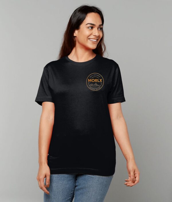 MORLX Women’s Signature Logo T-Shirt – Black & Orange / Multi-Colour Options
