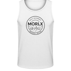 MORLX Kids’ Signature Logo Tank – White & Black
