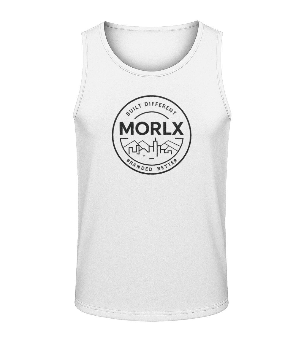 MORLX Kids’ Signature Logo Tank – White & Black