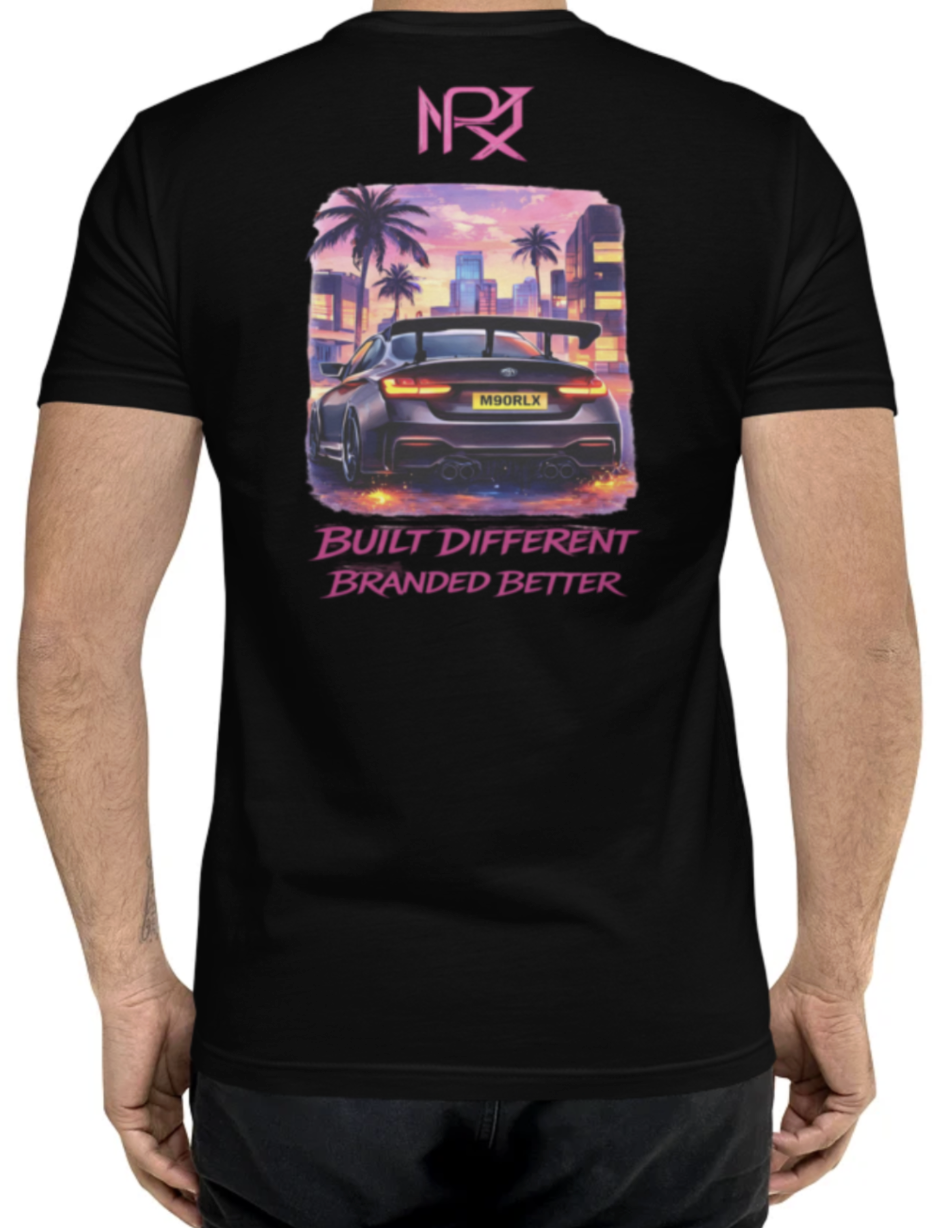 MORLX M90RLX Men’s Fitted T-Shirt – Car Streetwear Design